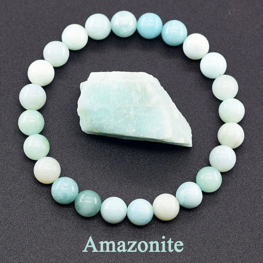 Bracelets originaux en perles d'apatite bleue Reiki pour hommes et femmes, pierre naturelle, Circulation sanguine, stimule l'enthusiasme, bijoux de soins de santé Léor