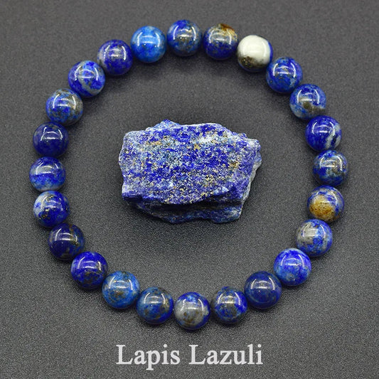 Bracelets originaux en perles d'apatite bleue Reiki pour hommes et femmes, pierre naturelle, Circulation sanguine, stimule l'enthusiasme, bijoux de soins de santé Léor